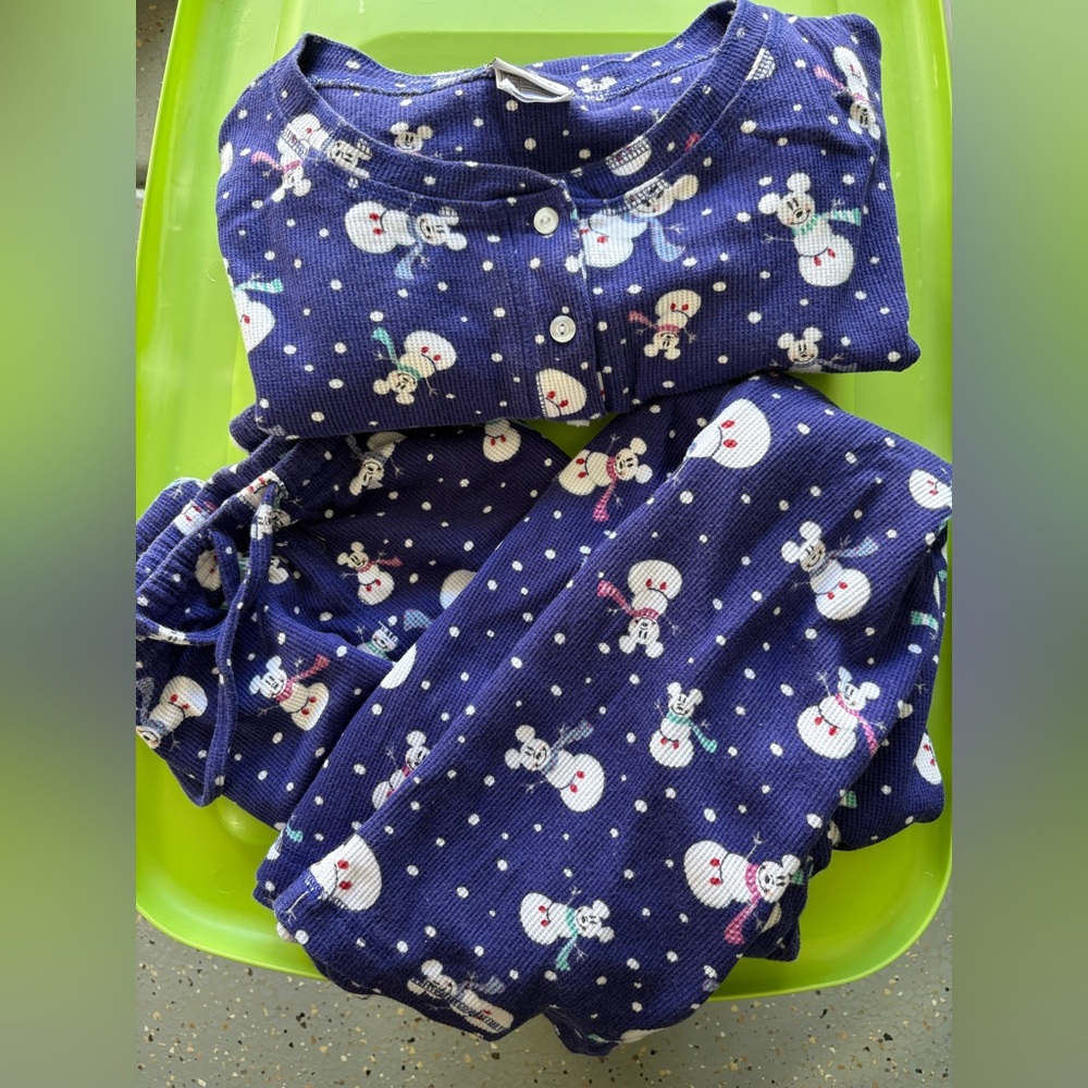 Disney PJ’s Waffle Weave Top and Long Pants
